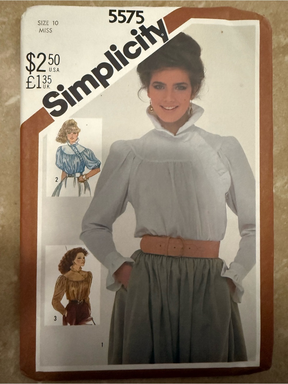 Simplicity High-Neck Ruffled Blouse Pattern
